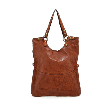 Shopper Mamore aus Leder in Cognac - leder-accessoires.com