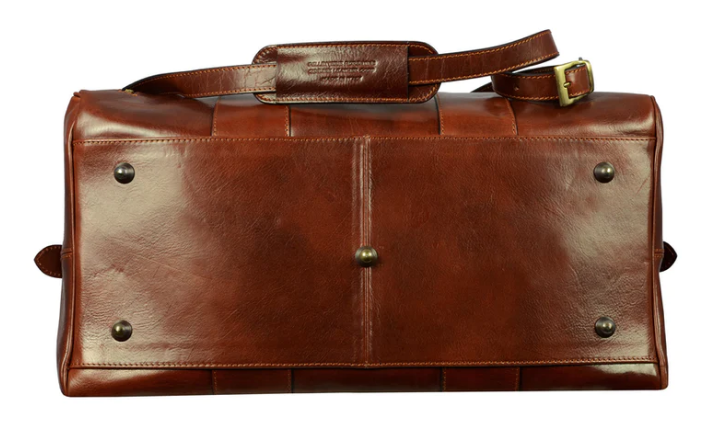Reisetasche in Braun aus Leder - leder-accessoires.com