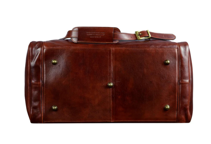 Reisetasche in Braun aus Leder - leder-accessoires.com