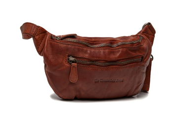 Gürteltasche|Bodybag in Cognac aus Leder - leder-accessoires.com