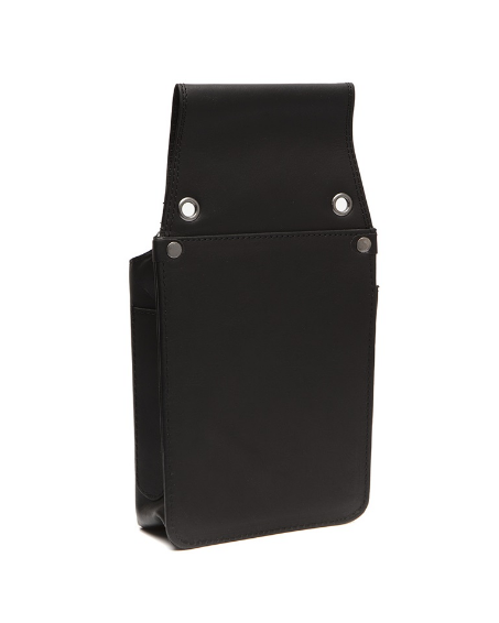 Kellnerbörse Halfter in Schwarz aus Leder - leder-accessoires.com