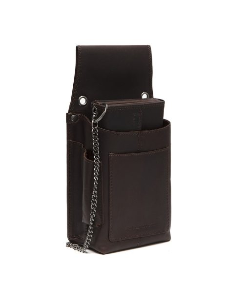 Kellnerbörse Halfter in Braun aus Leder - leder-accessoires.com