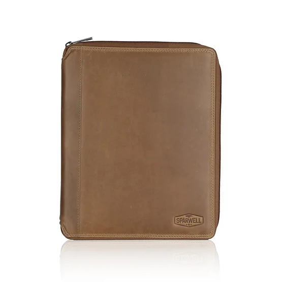 Dokumentenmappe|Organizer in Cognac aus Leder - leder-accessoires.com