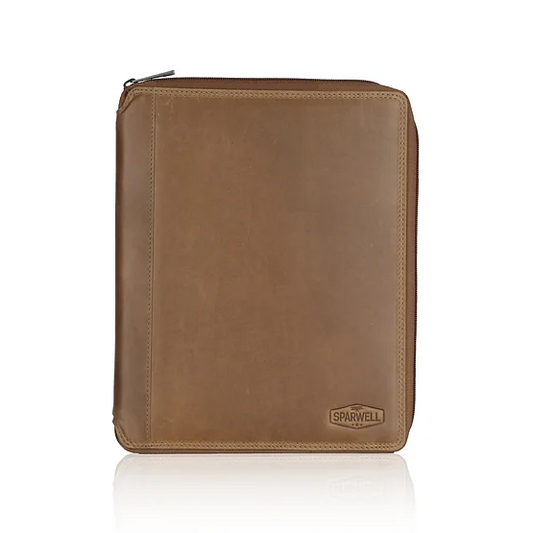 Dokumentenmappe|Organizer in Cognac aus Leder - leder-accessoires.com