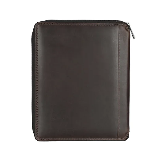 Dokumentenmappe|Organizer in Braun aus Leder - leder-accessoires.com