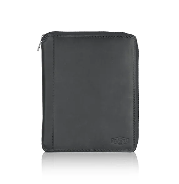 Dokumentenmappe|Organizer in Schwarz aus Leder - leder-accessoires.com
