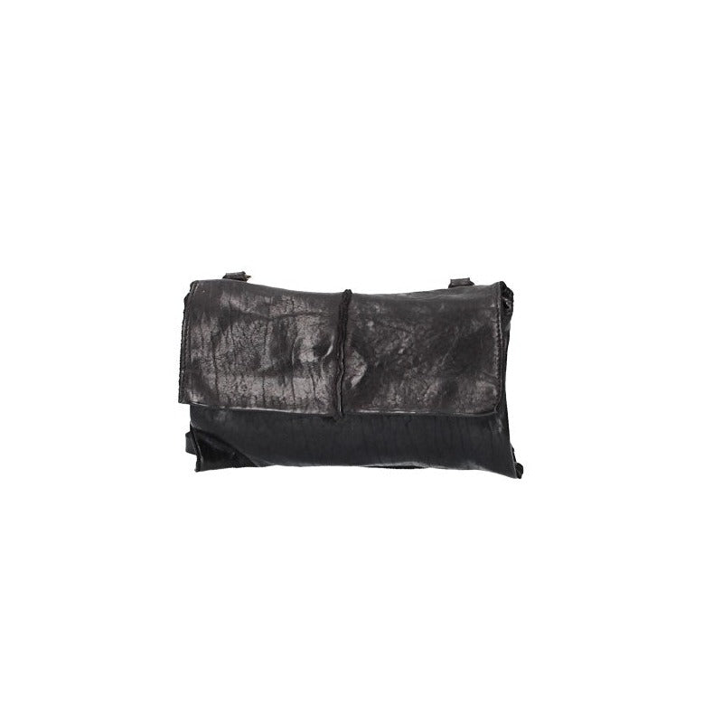 Umhängetasche klein aus Leder in Schwarz - leder-accessoires.com