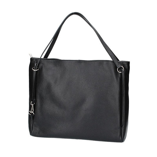 Handtasche|Rucksack in Schwarz aus Leder - leder-accessoires.com