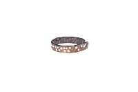 Armband  Bunt|Metallic mit  Sternen aus Leder - leder-accessoires.com