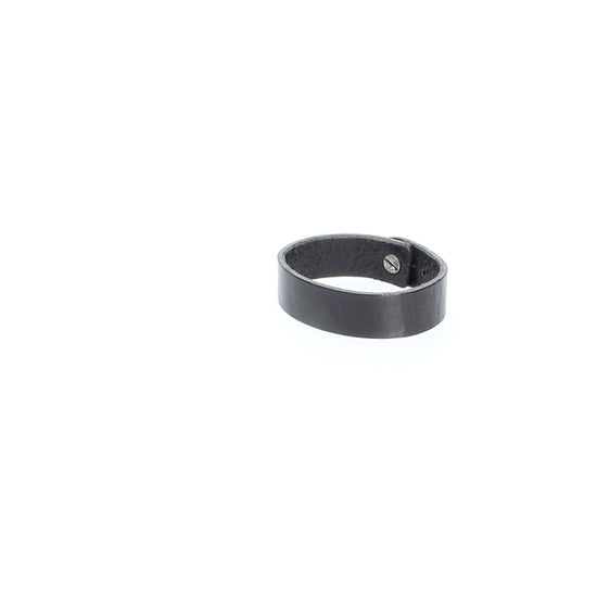 Armband Schwarz aus Leder - leder-accessoires.com