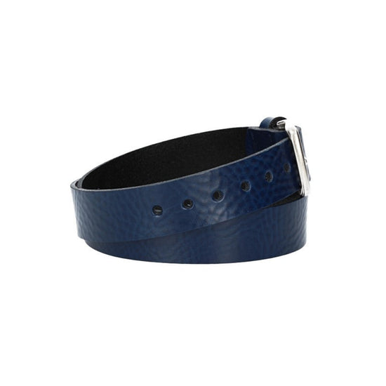 Ledergürtel Kids 25mm in Blau|Marine mit Schließe in Silber - leder-accessoires.com