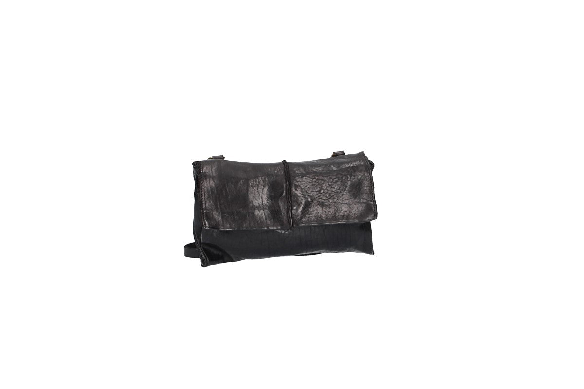 Umhängetasche klein aus Leder in Schwarz - leder-accessoires.com