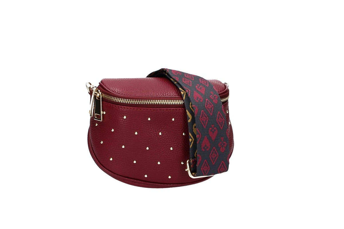 Gürteltasche Alena aus Leder in Beere|Purple - leder-accessoires.com